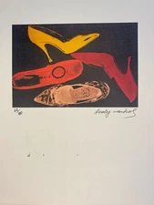 ANDY WARHOL COA Vintage Original Art Print Poster Lithograph Signed Limited 