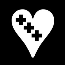 HEART AND THREE CROSSES Vinyl Decal Sticker - FREE USA SHIPPING