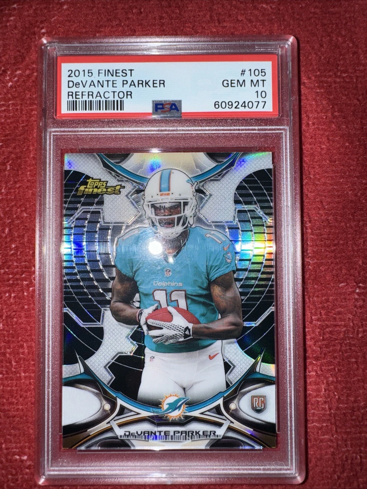 DeVante Parker Finest #105 Refractor