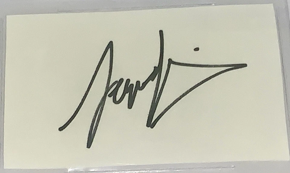 Sergio Garcia signed Index Card Full Signature Masters golf pga beckett slab - Image 2 of 4