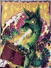 Gov't Mule 2023 N. American Tour Signed Poster Toronto to Columbus Artist Nemo