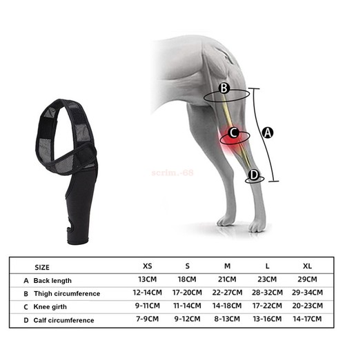 Dog Elbow Protector Pads Dog Legs Protector Dog Knee Brace Protective Sleeve❤❤ - Picture 54 of 78
