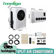 12000 BTU 12V A/C Kit Vehicle Split Air Conditioner Vehicle Fits Truck Bus RV
