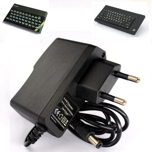 ALIMENTATORE PER ZX SPECTRUM 16 48 PLUS 16K 48K SPECTRUM+ POWER ADAPTER +