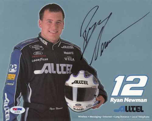 Signed Ryan Newman Photo 8x10 NASCAR #12 Alltell PSA/DNA Certified (A8080)
