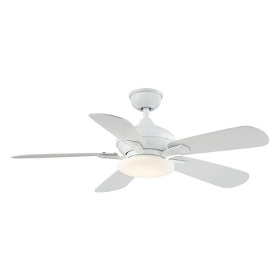 Home Decorators Benson 44 Led White Ceiling Fan With Light And