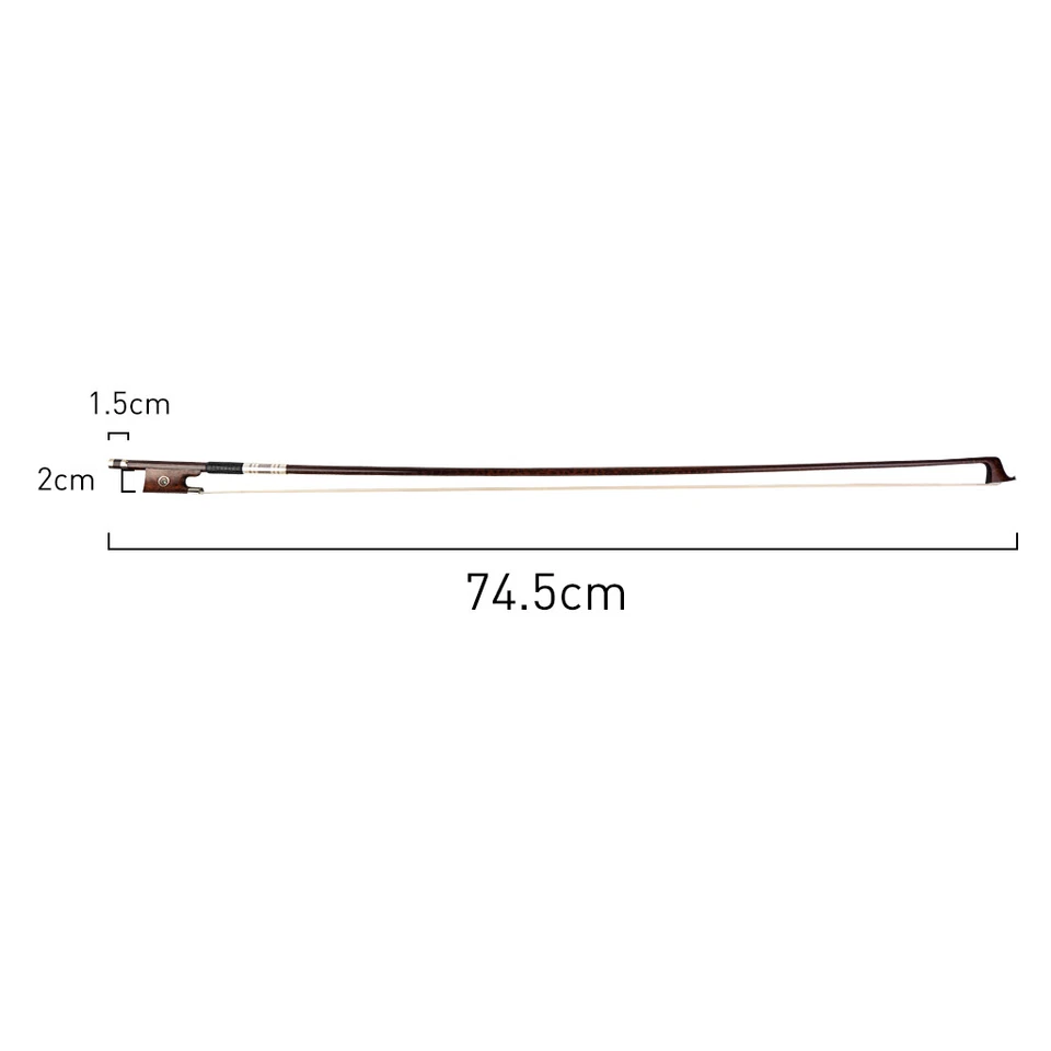 Advanced 4/4 Violin Bow Snakewood Fiddle Bow W/Snakewood Frog Well Balance - Image 2 of 4