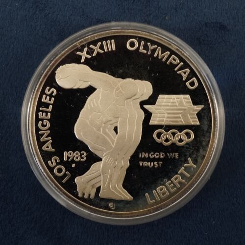 1983-S US Mint Olympic Silver Dollar Los Angeles XXIII Olympiad - Free Ship US - Picture 3 of 6