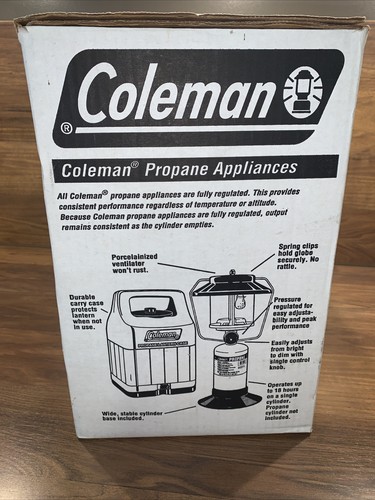 COLEMAN Mantle Propane Lantern Combo~Carry Case~5150-700~New! - Picture 9 of 12