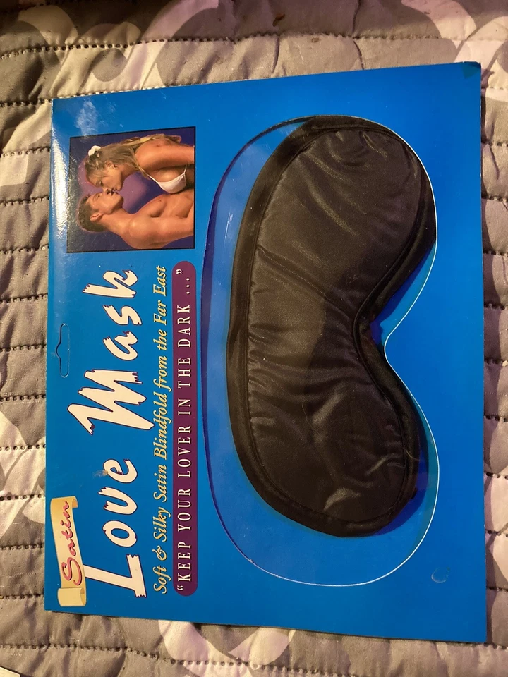 Satin Love Eye Mask New in Package - Image 3 of 4
