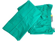 Scrub Pants made by All Uniform Wear AUW Green Size Medium UPF 40 Coolmax NWT