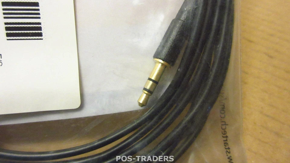 StarTech 10' / 3M Slim Stereo Audio Cable 3.5mm Mini-Jack Male Connectors NEW - Bild 3 von 3