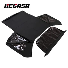 For Jeep Wrangler 2-Door JL 2018-2023 Replacement Soft Top + Tinted Rear Windows