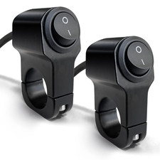 Motorcycle Handlebar Switch Waterproof ATV Handlebar Light Switch Aluminum Alloy