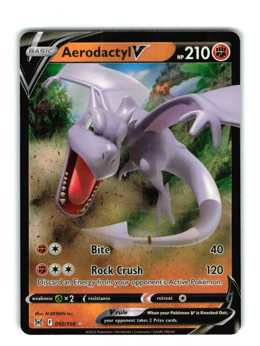 Aerodactyl V - 092/196 Ultra Rare - Lost Origin