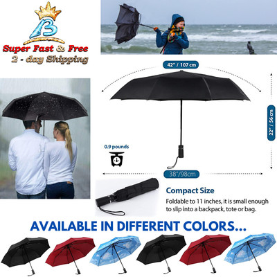 Auto Open Close color Best Compact Travel Ultra Solid Mini Size Folding Umbrella Windproof