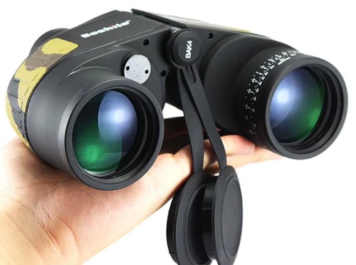 BOSHILE Binoculars 10x50 Muted Camouflage Range Direction Finding Weatherproof - Picture 7 of 24