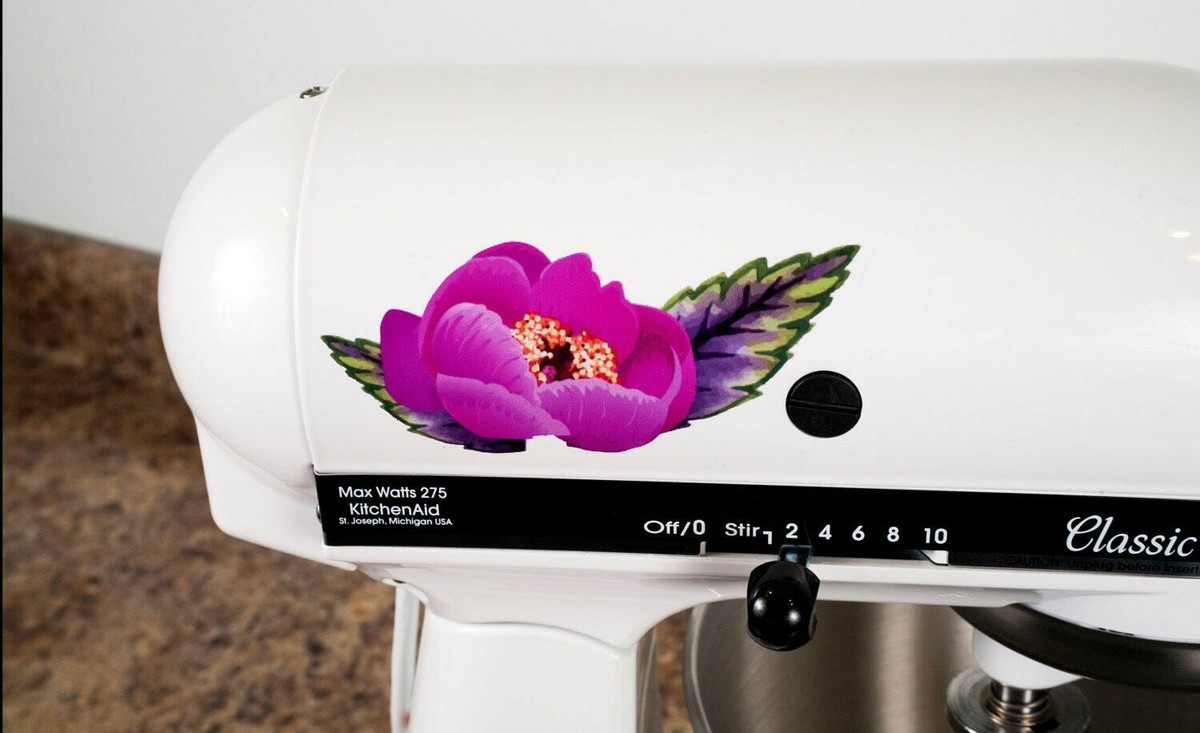 Psesaysky Bright Blossom S Size Kitchen Aid Mixer