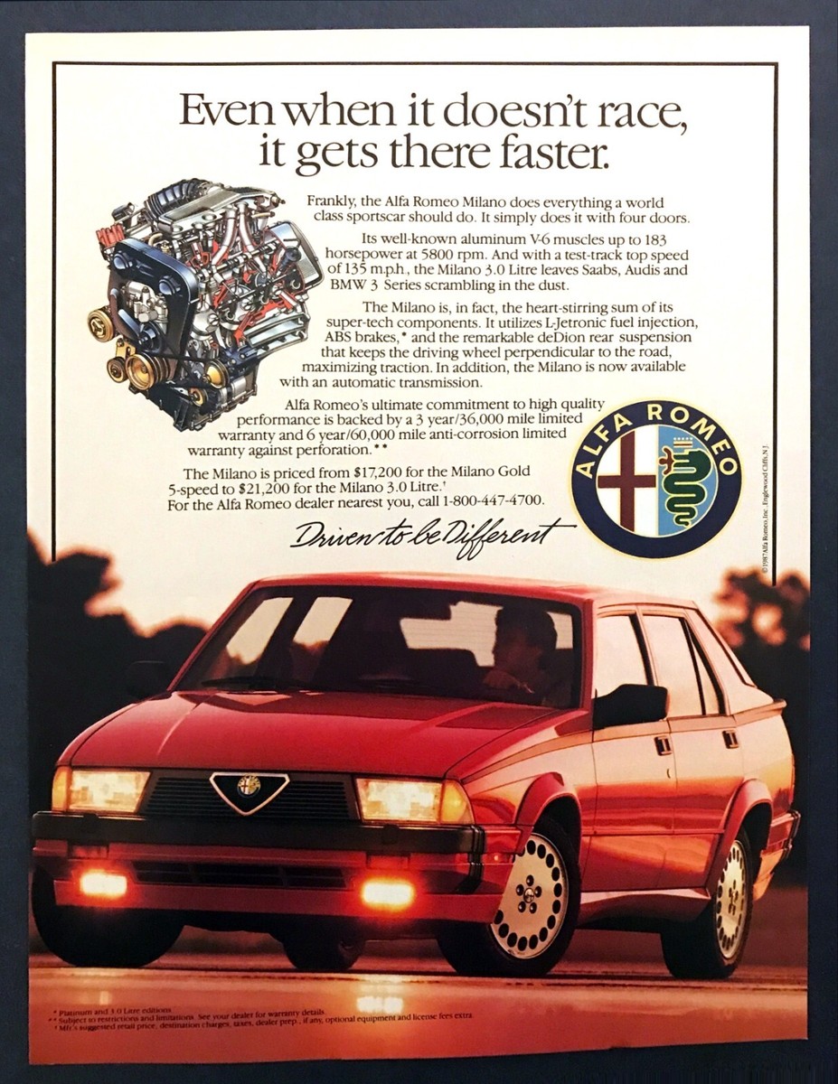 1988 Alfa Romeo Milano Sedan 