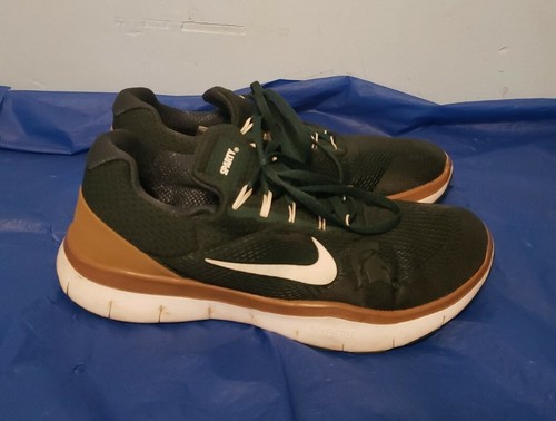 Nike Free "Sparty" Michigan State Spartans RARE Trainer Mens Shoes Size 8