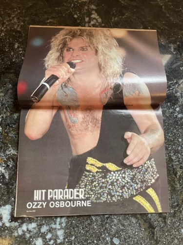 Hit Parader September 1987 Ozzy Centerfold, Hagar, Hetfield and More! COMPLETE!! - Picture 3 of 6