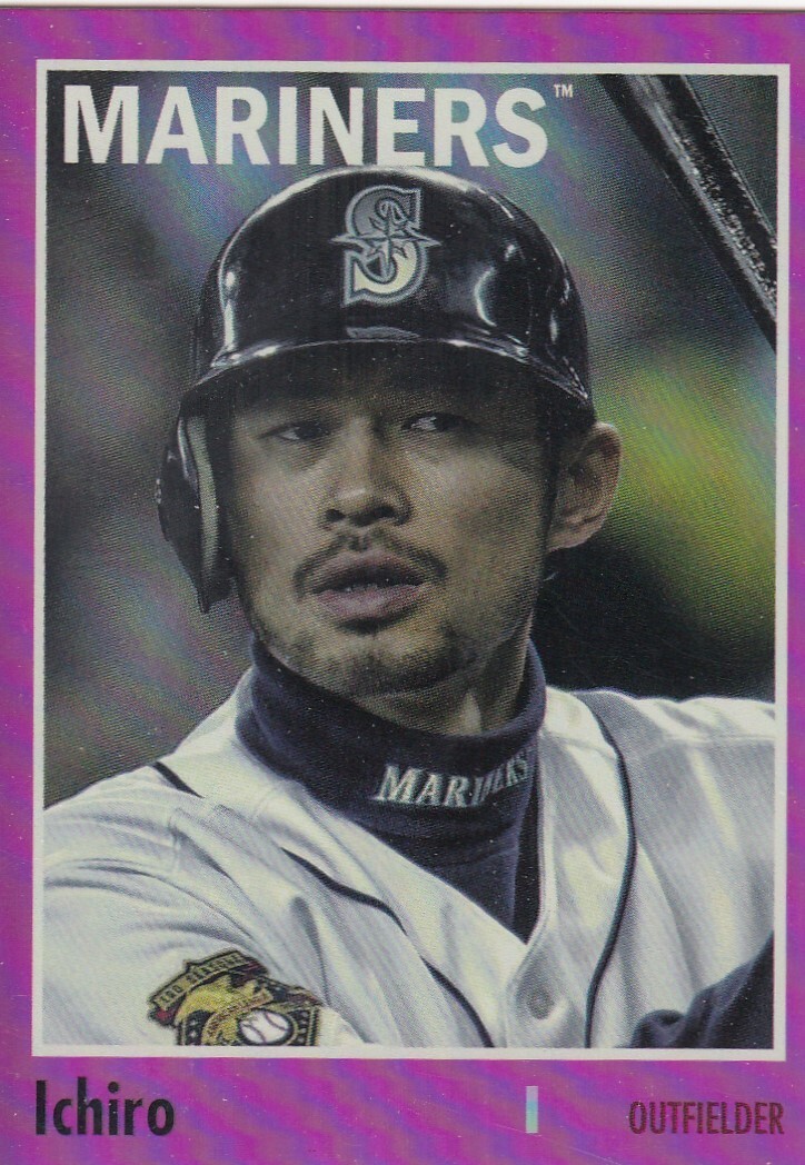 ICHIRO SUZUKI TOPPS ARCHIVES PINK FOILBOARD HOLO FOIL MARINERS #152 2024 24