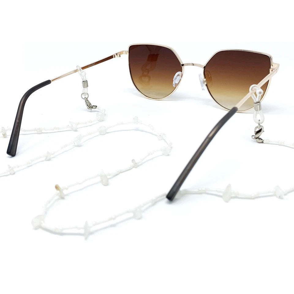 10 Piezas Soporte de Cordón con Cuentas Cuello Cordón Gafas Correa Gafas de Sol Cadena Foto 4 de 4