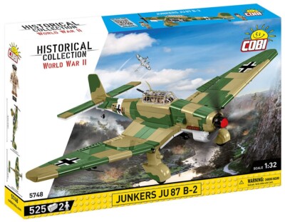 Cobi 5748 Junkers JU 87 B-2 Bausatz 525 Teile 2 Figuren Flugzeug  lieferbar!!