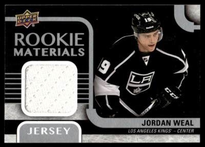 Jordan Weal Rookie #RM-JW 2015-16 Upper Deck Rookie Materials Los Angeles Kings