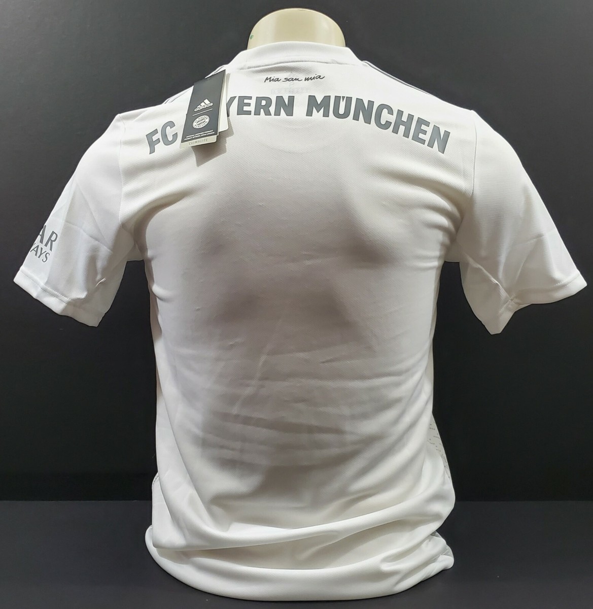 Adidas FC Bayern Munich Away Jersey, White/Grey, Size S | eBay