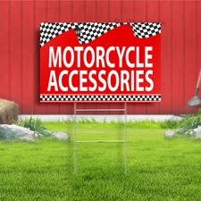 Motorcycle Accessories Coroplast Sign Plastic Indoor Outdoor Yard Sign