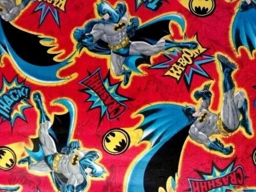 Batman Comics Superhéroe Divertido Tela Longitud Pieza 21 x 19 Pulgadas Nuevo Foto 2 de 2