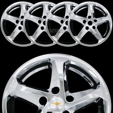 4 Fits 2016-2018 Chevrolet Malibu Ls Chrome 16 Wheel Skins Hub Caps Rim Covers