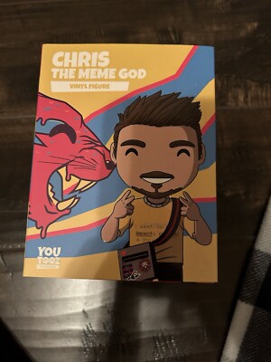 Mr Beast Collection- Chris The Meme God Vinyl Figure(NO PLASTIC COVERING IN BOX)