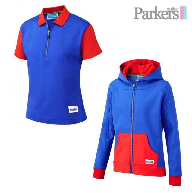 OFFICIAL GIRL GUIDES UNIFORM - HOODIE POLO LONG SLEEVE TOP OFFICIAL GIRL GUIDES UNIFORM - HOODIE POLO LONG SLEEVE TOP