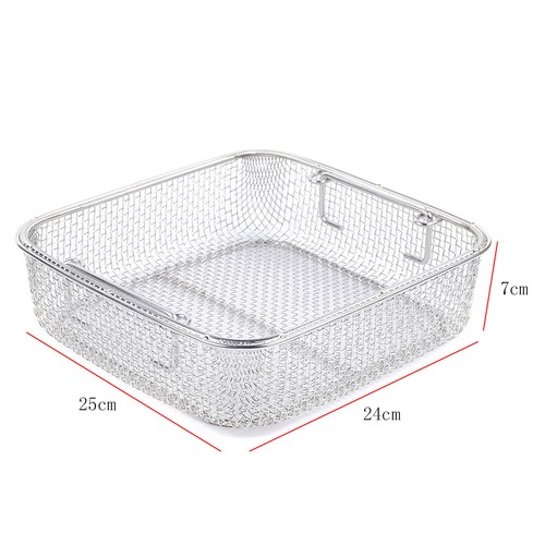 Mesh Tray Wire Basket Sterilization Cleaning Tray Surgical Holding Instruments - Picture 3 of 9