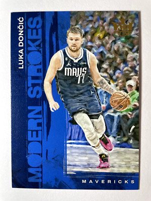 2023-24 Panini Court Kings NBA Modern Strokes Luka Doncic Mavericks Card
