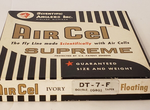 Vintage Air Cel Fly Fishing Line DT-7-F GBG Double Taper IVORY (NEW IN BOX) - Picture 4 of 14
