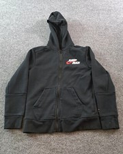 Nike Air Jordan Hoodie Jacket Youth Size Medium 10/12 Black Full Zip