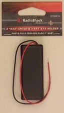 RadioShack 2 AAA Cell Enclosed Battery Holder with Lid/Cover  Wire Leads