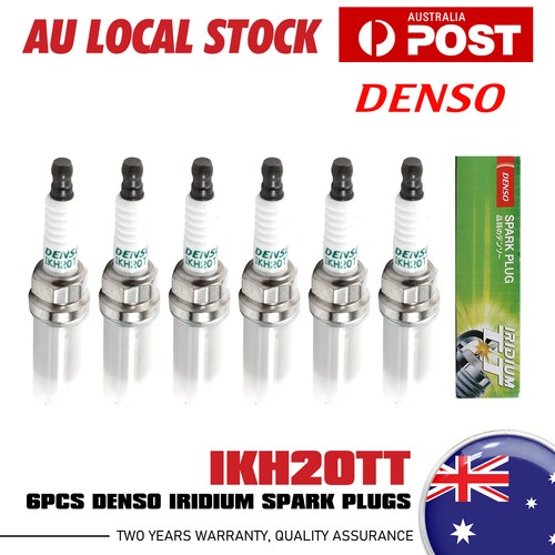 Set Of 6 Denso Iridium Spark Plugs - Genuine OEM FK20HR11 For V6 3.5L Engines-732143