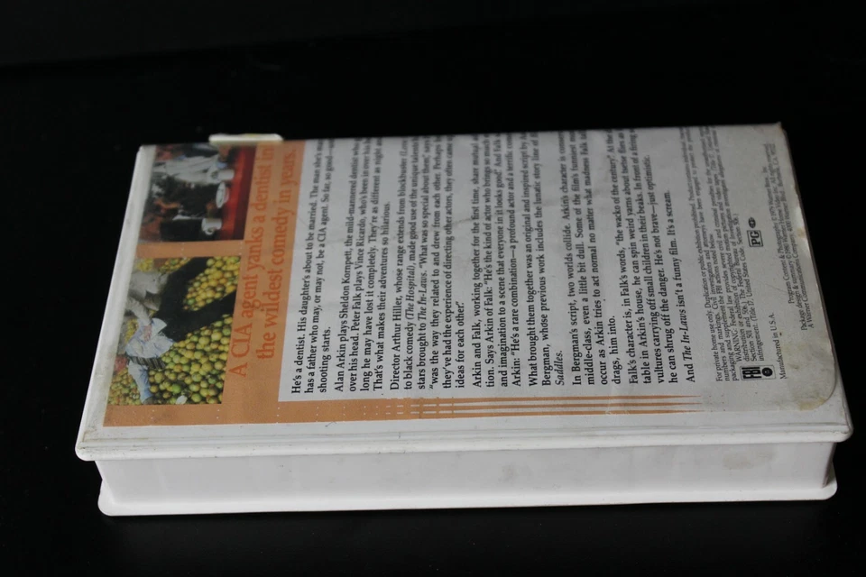 The In Laws VHS Video Cassette Tape Original Clamshell Case Ex Rental Peter Falk - Image 4 of 4