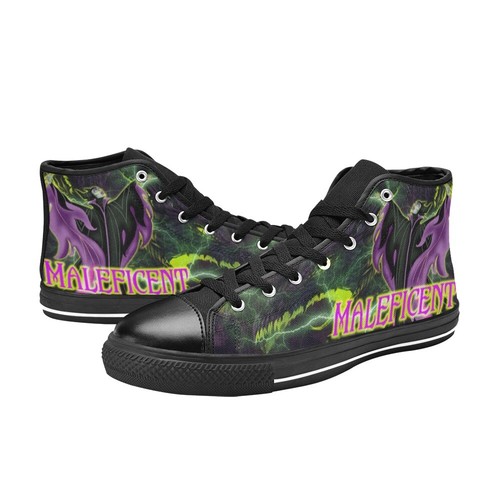 Maleficent Disney Men's High Top Sneakers