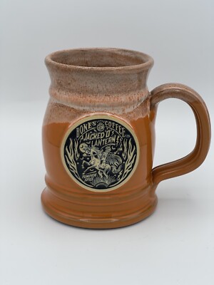 Limited 2021 Bones Coffee Co JACKED O'LANTERN Mug #925/1000 Halloween Tankard