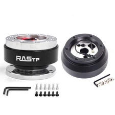 Black Quick Release + Short Hub Adapter Kit For dodge jeep SRT-4 SRK-170H