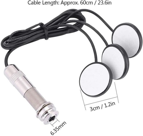 Dilwe Gitarre Piezo Tonabnehmer, Piezo Tonabnehmer f¨¹r akustische Gitarre - Bild 5 von 9