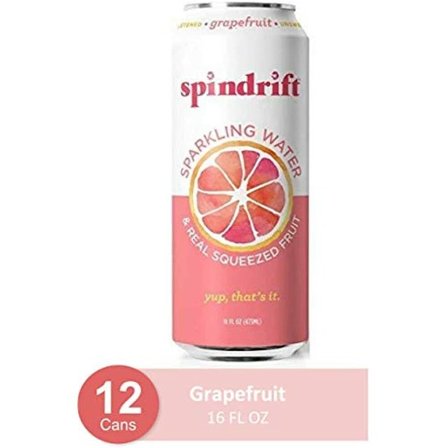 Sparkling Water Grapefruit Flavored Made With Real ...