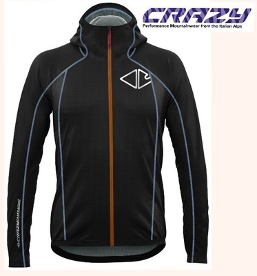 CRAZY IDEA shark jacket waterproof ventilated lightweight zip back pockets men L
