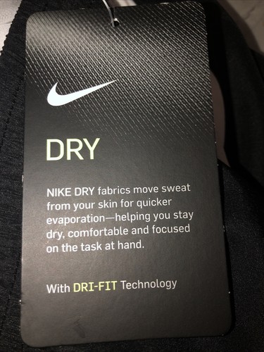 Nike Girl's Dri-Fit  10K Running Shorts Size 6 M Black/white - Picture 3 of 4