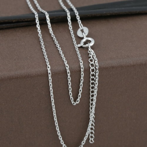 Cadena de trazas finas de plata esterlina 925 40 cm + 5 cm (ajustable) - Imagen 5 de 5
